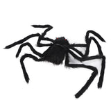 Spiders Halloween Decor Terrible Reusable Black Giant Spider Halloween Decoration for Indoor Outdoor90cm