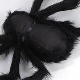 Spiders Halloween Decor Terrible Reusable Black Giant Spider Halloween Decoration for Indoor Outdoor90cm