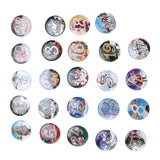 Lucky Number Button Pin Unique Pattern Button Pin Cartoon Advent Calendar Brooch24PCS Landscape Cartoon In Australia - Darrahopens