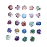 Lucky Number Button Pin Unique Pattern Button Pin Cartoon Advent Calendar Brooch24PCS Paint Graffiti In Australia - Darrahopens