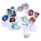 Lucky Number Button Pin Unique Pattern Button Pin Cartoon Advent Calendar Brooch24PCS Paint Graffiti In Australia - Darrahopens