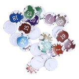 Lucky Number Button Pin Unique Pattern Button Pin Cartoon Advent Calendar Brooch24PCS Paint Graffiti In Australia - Darrahopens