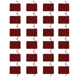 24Pcs Christmas Advent Calendar Drawstring Bags Reusable Hanging Countdown Pouch for Candy Jewelry GiftWine Red In Australia - Darrahopens