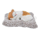Simulation Cat Soft Plush Kitten Children Gift Activated Carbon Car Table Ornament Decoration
