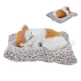 Simulation Cat Soft Plush Kitten Children Gift Activated Carbon Car Table Ornament Decoration