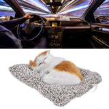 Simulation Cat Soft Plush Kitten Children Gift Activated Carbon Car Table Ornament Decoration