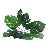 Artificial Monstera DIY Fake Monstera Leaf Artificial Plant for Garden Outdoor Wall Decoration