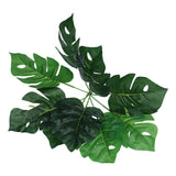 Artificial Monstera DIY Fake Monstera Leaf Artificial Plant for Garden Outdoor Wall Decoration In Australia - Darrahopens
