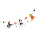 Pumpkin Witch Design Hanging Doll Halloween Pendant Ornament for Costume Party Bar DecorWith Jingle Bell