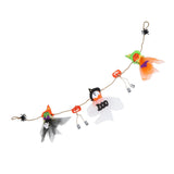 Pumpkin Witch Design Hanging Doll Halloween Pendant Ornament for Costume Party Bar DecorWith Jingle Bell