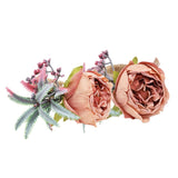 2Pcs Innovative Napkin Buckle Simulation Flower Napkin Ring Holder for Hotel RestaurantPink In Australia - Darrahopens