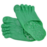 1 Pair Large Foot Slippers Shoes Cover Halloween Cosplay Costume Props Party AccessoriesGreen