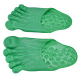 1 Pair Large Foot Slippers Shoes Cover Halloween Cosplay Costume Props Party AccessoriesGreen