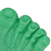 1 Pair Large Foot Slippers Shoes Cover Halloween Cosplay Costume Props Party AccessoriesGreen
