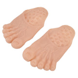 1 Pair Large Foot Slippers Shoes Cover Halloween Cosplay Costume Props Party AccessoriesYellowish Pink