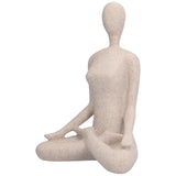 Yoga Pose Statue Nordic Sandstone Resin Yoga Pose Figurines Collectible Decoration Gifts for Home Office DecorBL560 In Australia - Darrahopens
