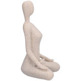 Yoga Pose Statue Nordic Sandstone Resin Yoga Pose Figurines Collectible Decoration Gifts for Home Office DecorBL560