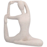 Yoga Pose Statue Nordic Sandstone Resin Yoga Pose Figurines Collectible Decoration Gifts for Home Office DecorBL562
