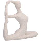 Yoga Pose Statue Nordic Sandstone Resin Yoga Pose Figurines Collectible Decoration Gifts for Home Office DecorBL562