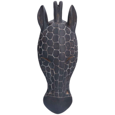 Wall Sculpture Innovative Decorative Durable Animal Head Wall Decor for Living Room Home OfficeJ825 Half Faced Deer Head