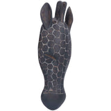 Wall Sculpture Innovative Decorative Durable Animal Head Wall Decor for Living Room Home OfficeJ825 Half Faced Deer Head