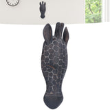 Wall Sculpture Innovative Decorative Durable Animal Head Wall Decor for Living Room Home OfficeJ825 Half Faced Deer Head