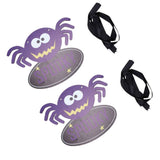 2 PCS Halloween Wooden Pendant Country Style Spider Party Pendant Scene Decoration In Australia - Darrahopens