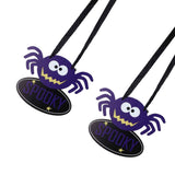 2 PCS Halloween Wooden Pendant Country Style Spider Party Pendant Scene Decoration In Australia - Darrahopens
