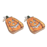 Halloween LED Pumpkin Lantern Wooden Decor Lights for Halloween Thanksgiving Decoration