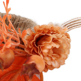 2Pcs Innovative Napkin Ring Decorative Simulation Flower Napkin Holder for Wedding BirthdayLeaves Flowers