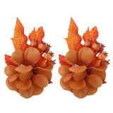 2Pcs Innovative Napkin Ring Decorative Simulation Flower Napkin Holder for Wedding BirthdayMaple Leaf In Australia - Darrahopens