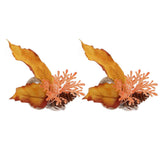2Pcs Innovative Napkin Ring Decorative Simulation Flower Napkin Holder for Wedding BirthdayMaple Pine Cone In Australia - Darrahopens