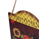 Thanksgiving Wooden Pumpkin Turkey LED Lights Door Wall Hanging Indoor Outdoor Decorations