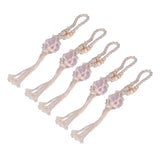 5pcs Necklace Cord Empty Stone Holder Rope Replacement Adjustable Quartz Crystal Pendant Cord for DIY Jewelry MakingLight Pink In Australia - Darrahopens