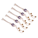 5pcs Necklace Cord Empty Stone Holder Rope Replacement Adjustable Quartz Crystal Pendant Cord for DIY Jewelry MakingPurple In Australia - Darrahopens
