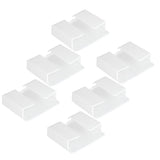 6Pcs Wall Mount Phone Holder Universal Adhesive Mobile Phone Charging Stand for Home Bedroom BathroomWhite In Australia - Darrahopens