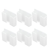 6Pcs Wall Mount Phone Holder Universal Adhesive Mobile Phone Charging Stand for Home Bedroom BathroomWhite In Australia - Darrahopens
