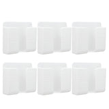 6Pcs Wall Mount Phone Holder Universal Adhesive Mobile Phone Charging Stand for Home Bedroom BathroomWhite In Australia - Darrahopens