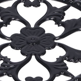 Flower Pot Stand Black Elegant Light Weight Stable Wrought Iron Plant Riser for Living Room Balcony Office