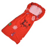 Polyurethane Fiber Christmas Chair Cover Stretchy Anti Folding Stretchable Dining Chair Cover for Party Holiday Home Christmas Snowflakes