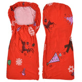 Polyurethane Fiber Christmas Chair Cover Stretchy Anti Folding Stretchable Dining Chair Cover for Party Holiday Home Christmas Snowflakes