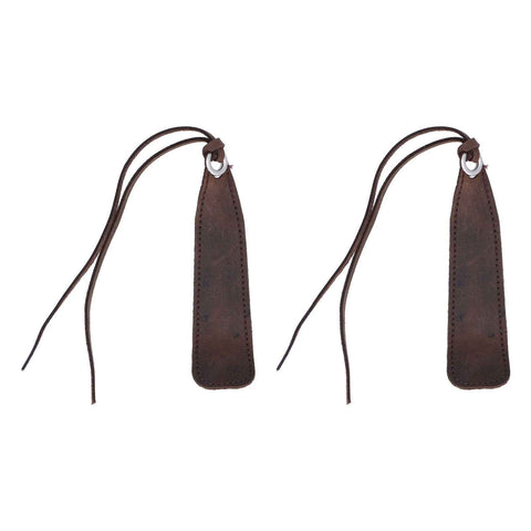 2Pcs Leather Bookmark Retro Book Mark Page Clip Set Kit with Tassel for Kids StudentDark Brown In Australia - Darrahopens
