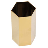 Pen Holder Hex Stainless Steel Gold Electroplating Durable Glossy Corrosion Resistant Wide Application Pencil Holder In Australia - Darrahopens