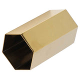 Pen Holder Hex Stainless Steel Gold Electroplating Durable Glossy Corrosion Resistant Wide Application Pencil Holder In Australia - Darrahopens