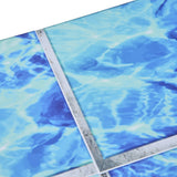 2Set 3D Bathtub Sticker Waterproof Antislip Bath Tub Sticker Self Adhesive PVC Tile Decal for Swimming Pool