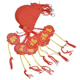 20Pcs Red Paper Chinese Decorative Lantern 15cm Diameter Hanging Ornaments for New Year Festival Wedding In Australia - Darrahopens