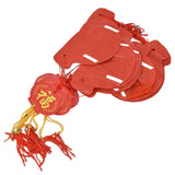 20Pcs Red Paper Chinese Decorative Lantern 15cm Diameter Hanging Ornaments for New Year Festival Wedding In Australia - Darrahopens