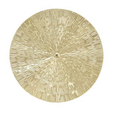 Round Wall Art Decor Elegant Style Iron Material 24.5cm/9.6in Delicate Texture Appearance Golden Irregular Circle In Australia - Darrahopens