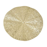 Round Wall Art Decor Elegant Style Iron Material 24.5cm/9.6in Delicate Texture Appearance Golden Irregular Circle In Australia - Darrahopens