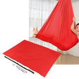 100x280cm Elastic Kid Swing Hammock Indoor Children Swing Bed for Home OutdoorRed